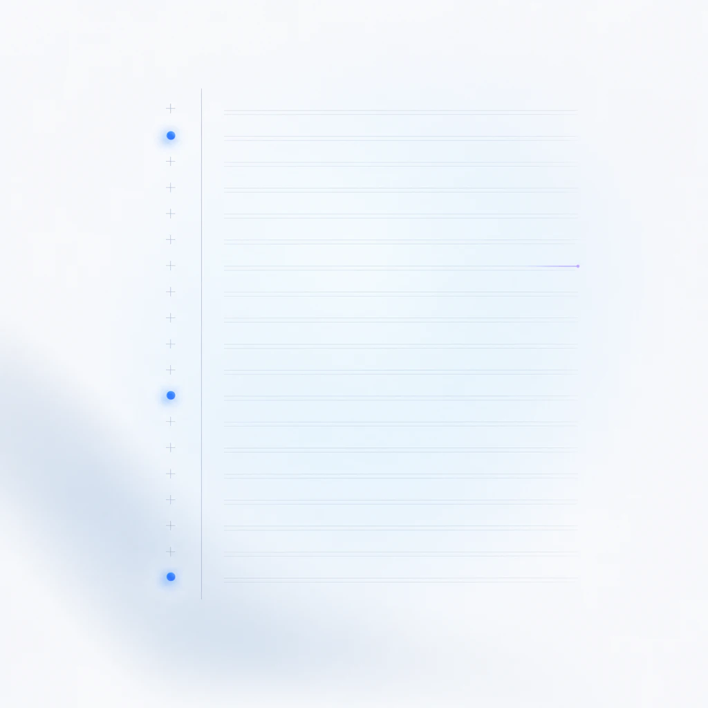 A register of entries. Most carry a small cross, three carry a filled marker, and beneath every entry is a second line where its reason is written.